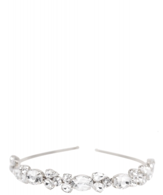 Rhinestone Headband HN810003 SILVER